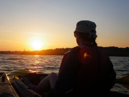 Balade au coucher du soleil avec Kayak Nomade - auteur : Kayak Nomade