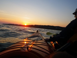 Balade au coucher du soleil avec Kayak Nomade - auteur : Kayak Nomade