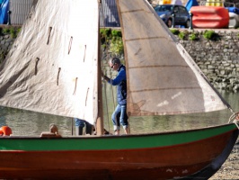 PORNIC : Échouage de vieux bateaux  - auteur : Alain Barré
