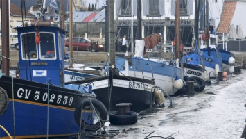 Le port de Pornic déborde à cause de la tempête - auteur : Maryse Bernier
