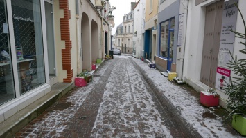 Neige à Pornic - auteur : Alain Barré