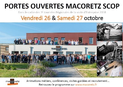 26/10/2018 Portes Ouvertes chez Macoretz  Saint Pre en Retz