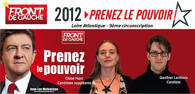 Pornic - 03/05/2012 - Législatives 2012, Présidentielles : consigne de vote du candidat G.Lorthiois, FDG