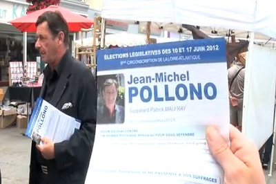 Pornic - 01/06/2012 - Législatives 2012, Pays de Retz : les vidéos de campagne de Jean-Michel Pollono