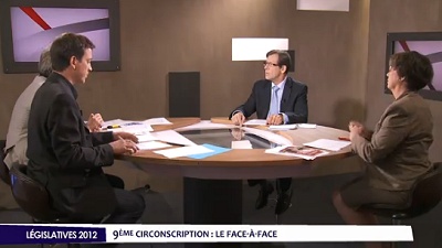 Pornic - 13/06/2012 - Législatives 2012, Pays de Retz :  le débat RABIN/BOENNEC sur TéléNantes (vidéo) 