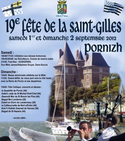 Pornic - 01/09/2012 - La 19e Fête bretonne de la Saint Gilles à Pornic