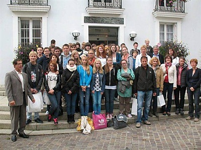Pornic - 26/09/2012 - Pornic : des échanges scolaires avec 45 Allemands et 23 Polonais
