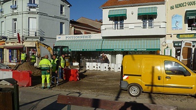 Pornic - 29/11/2012 - Pornic, de nouvelles photos de la rénovation du Vieux-Port