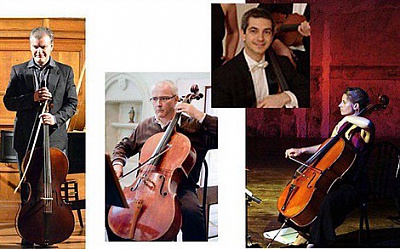 Pornic - 11/03/2013 - Pornic : Le quatuor de violoncelles Ponticelli invite  danser