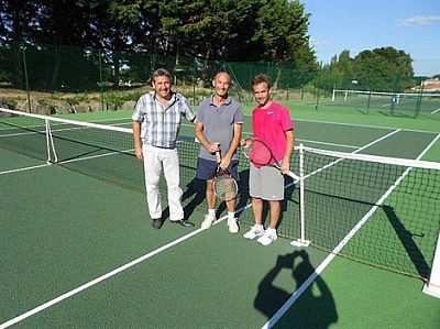 Pornic - 17/08/2013 - Retour aux sources : création de 2 courts de tennis au golf