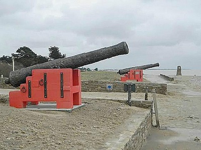 Pornic - 18/03/2014 - La Bernerie-en-Retz  : les canons du Juste de retour à Port Royal