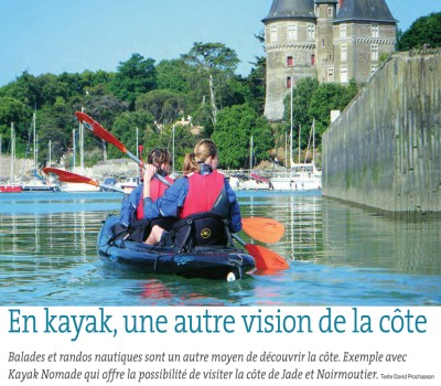 Pornic - 14/04/2014 - Kayak Nomade dans «Envies de Vacances en Pays de la Loire !»