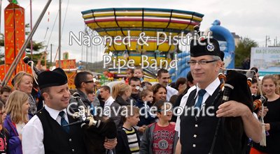 Pornic - 24/04/2014 - Vidéo :  Naoned & District Pipe Band - Carnaval Pornic 2014