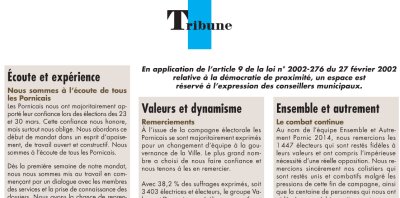 Pornic - 21/05/2014 - Mairie de Pornic : La Tribune du Pornic Magazine du mois de Mai