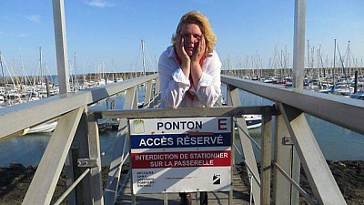 Pornic - 30/06/2014 - Pornic : Blandine Chevalier aime « casser » l`image 