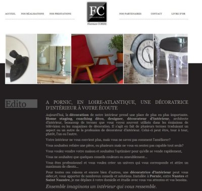 Pornic - 19/09/2014 - Nouveau site référencé : «FC Design d`Intérieur» à Pornic