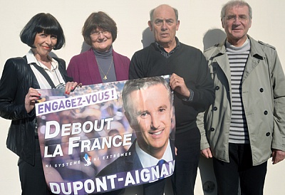 Pornic - 13/03/2015 - Dpartementales 2015 : les candidats de  Debout La France