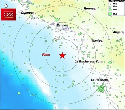 Pornic - 28/07/2015 - Un séisme au large de nos côtes