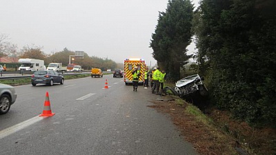 Pornic - 30/10/2015 - Accidents en Pays de Retz. Trois collisions en 30 mn