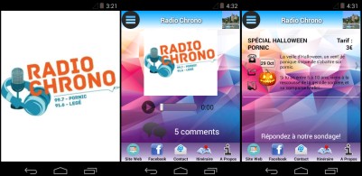 Pornic - 26/11/2015 - Une application mobile pour écouter Radio Chrono