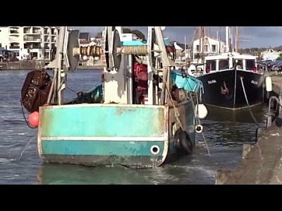 Pornic - 28/03/2016 - Vidéos : Pornic, bateau de pêche le REFLECHI 2016 