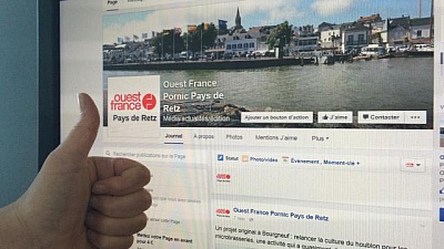 Pornic - 14/04/2016 - Ouest France édition du Pays de Retz a désormais sa page Facebook