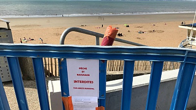 Pornic - 31/08/2018 - Baignade interdite sur plusieurs plages
