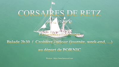 Pornic - 20/09/2018 - Vidéo : sortie en mer avec les Corsaires de Retz
