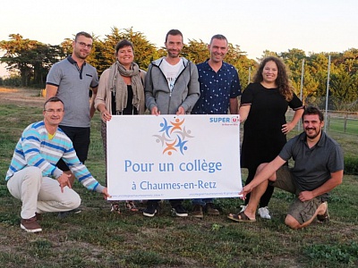 Pornic - 09/10/2018 - Un collectif milite pour la construction d’un collège à Chaumes-en-Retz