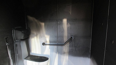 Pornic - 23/10/2018 - Saint-Michel-Chef-Chef : toilettes publiques vandalisées